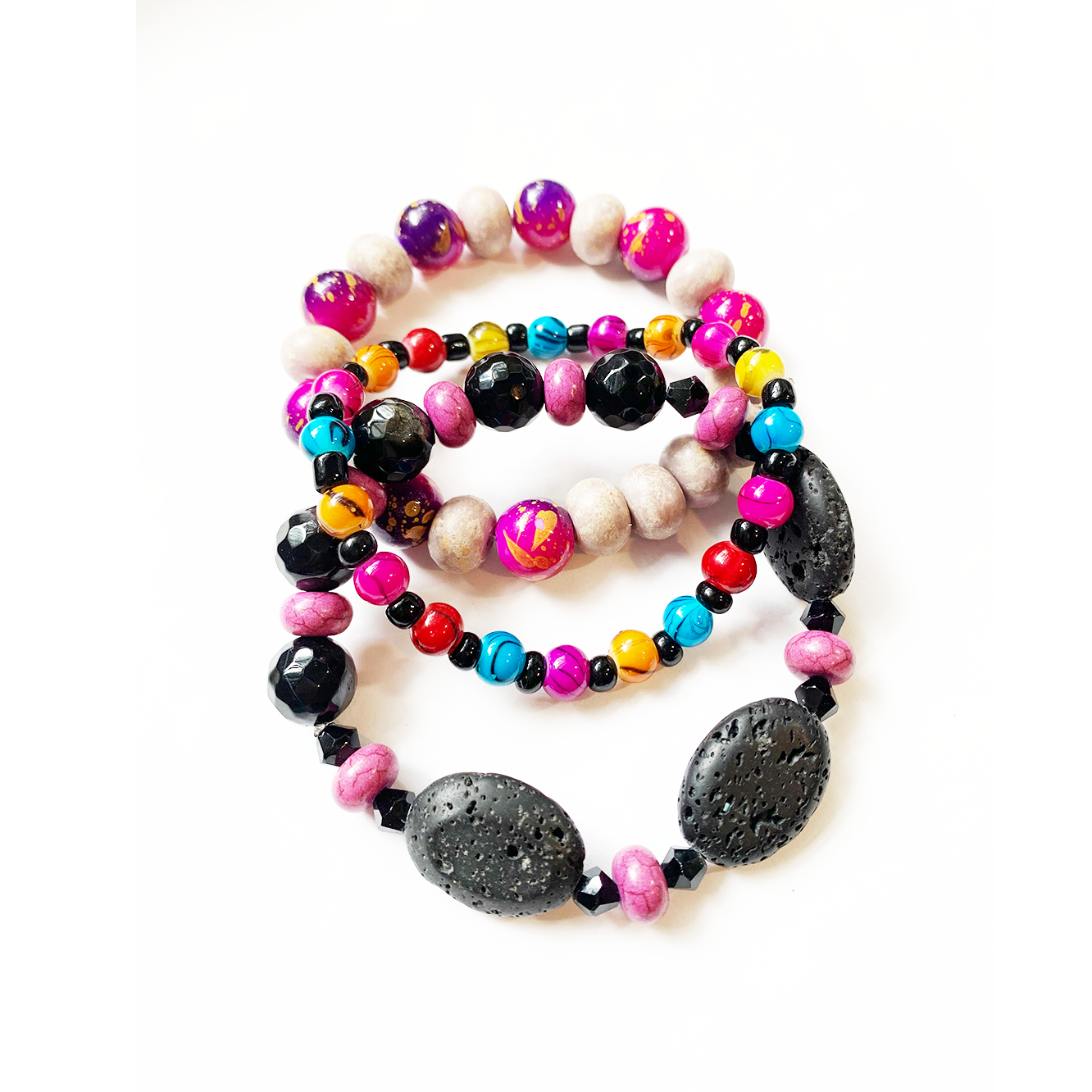 Multi Colored Bracelet Set