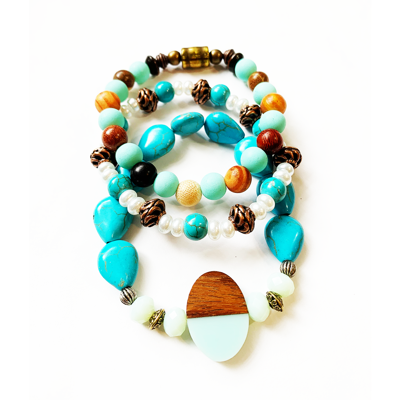 Turquoise Bracelet Set